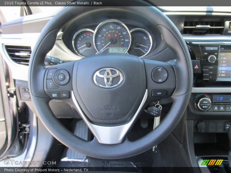 Classic Silver Metallic / Black 2016 Toyota Corolla LE Plus