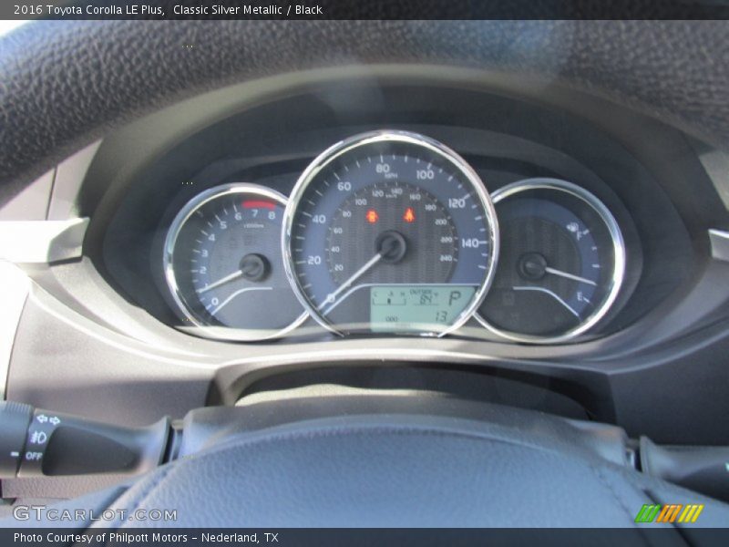 Classic Silver Metallic / Black 2016 Toyota Corolla LE Plus