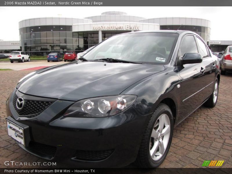 Nordic Green Mica / Beige 2006 Mazda MAZDA3 i Sedan