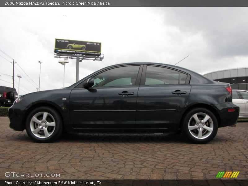 Nordic Green Mica / Beige 2006 Mazda MAZDA3 i Sedan