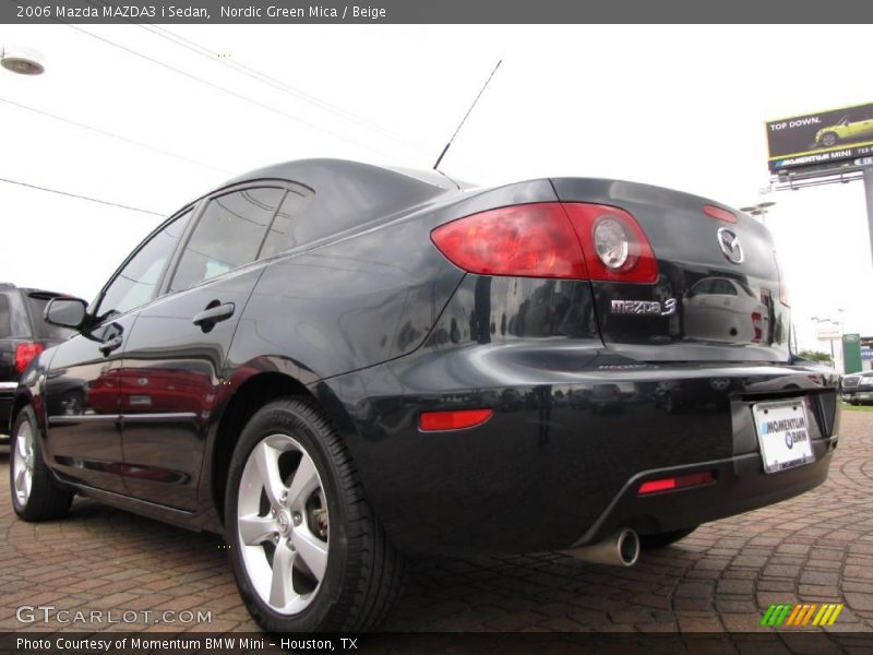 Nordic Green Mica / Beige 2006 Mazda MAZDA3 i Sedan