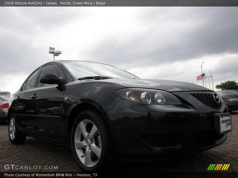 Nordic Green Mica / Beige 2006 Mazda MAZDA3 i Sedan