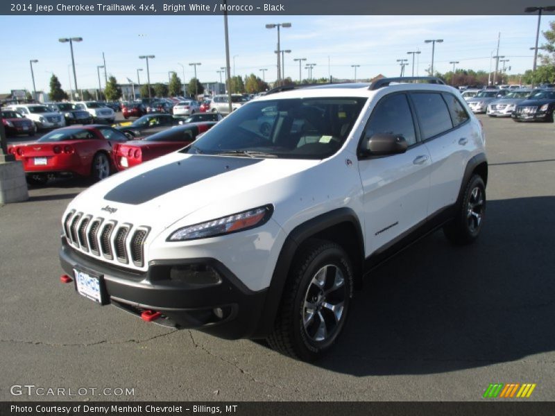 Bright White / Morocco - Black 2014 Jeep Cherokee Trailhawk 4x4