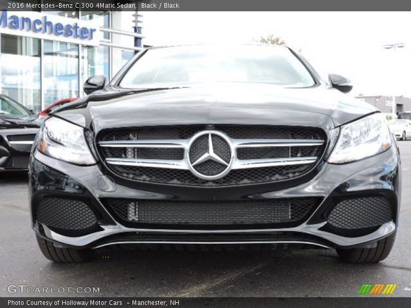 Black / Black 2016 Mercedes-Benz C 300 4Matic Sedan