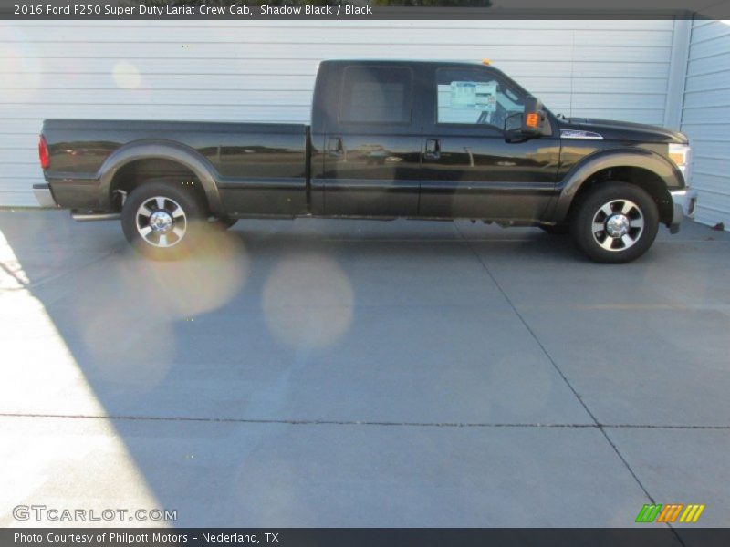 Shadow Black / Black 2016 Ford F250 Super Duty Lariat Crew Cab