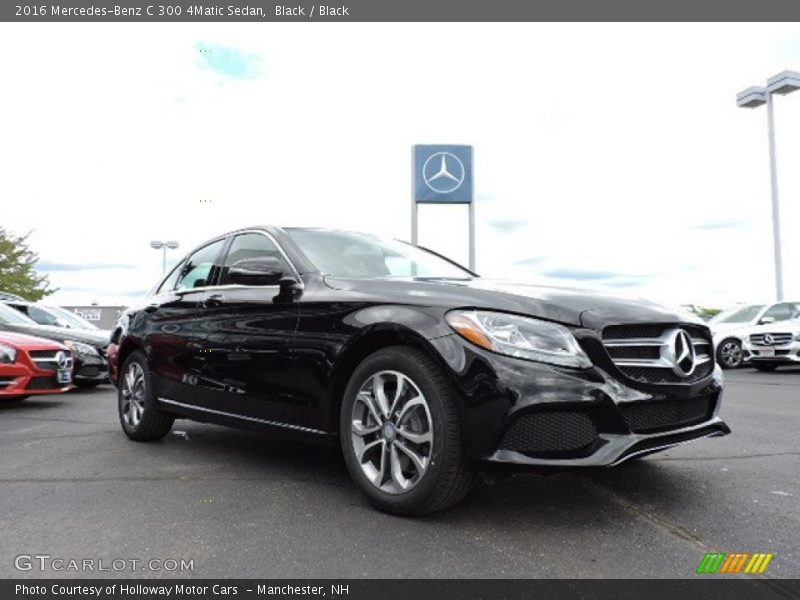 Front 3/4 View of 2016 C 300 4Matic Sedan