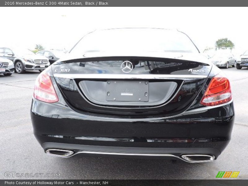 Black / Black 2016 Mercedes-Benz C 300 4Matic Sedan