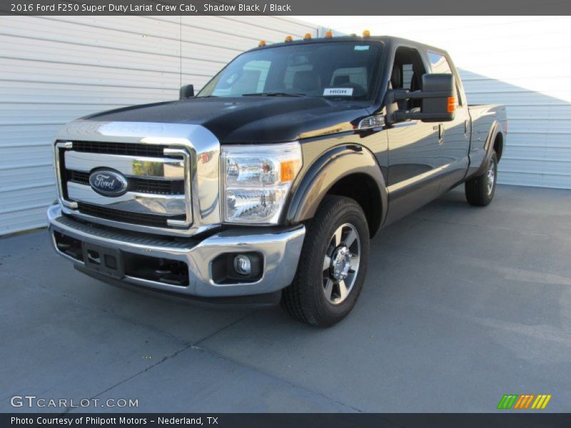 Shadow Black / Black 2016 Ford F250 Super Duty Lariat Crew Cab