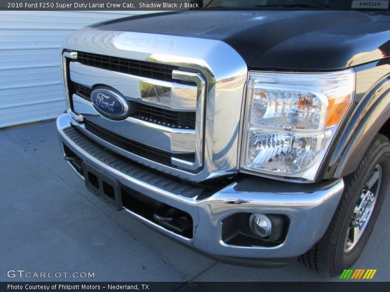 Shadow Black / Black 2016 Ford F250 Super Duty Lariat Crew Cab