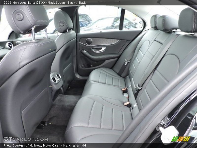 Rear Seat of 2016 C 300 4Matic Sedan