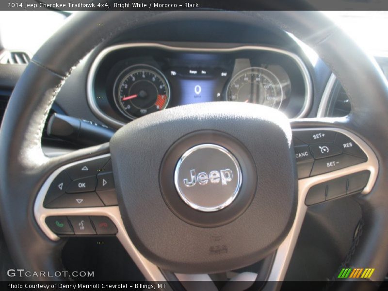 Bright White / Morocco - Black 2014 Jeep Cherokee Trailhawk 4x4