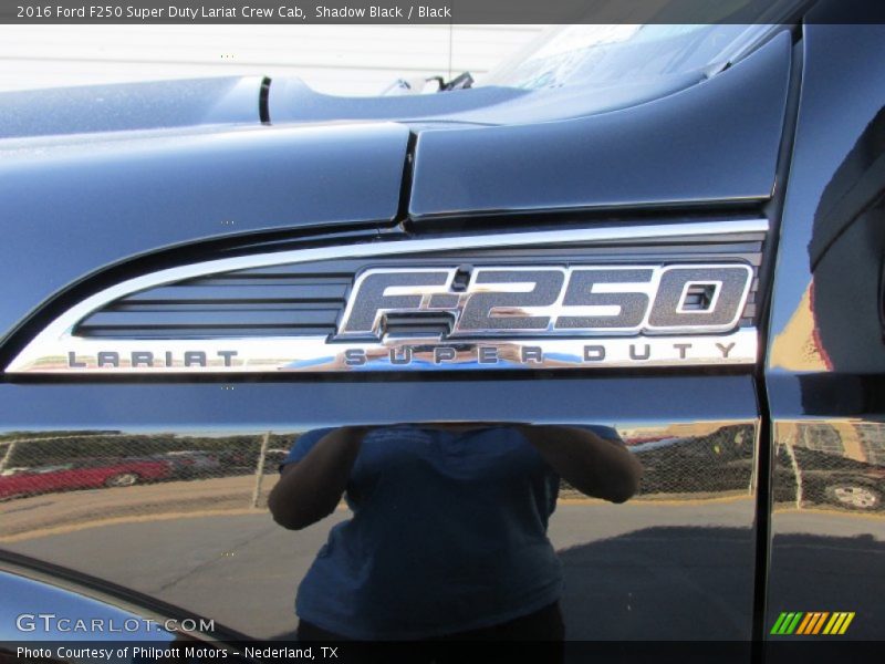Shadow Black / Black 2016 Ford F250 Super Duty Lariat Crew Cab