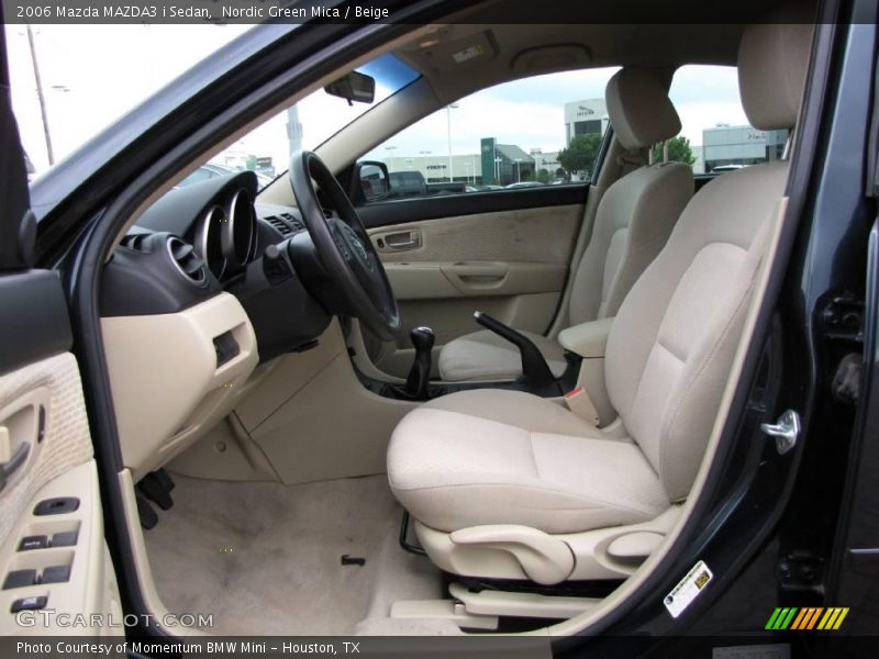 Nordic Green Mica / Beige 2006 Mazda MAZDA3 i Sedan
