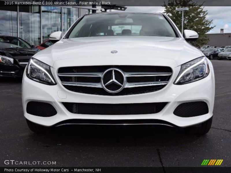 Polar White / Black 2016 Mercedes-Benz C 300 4Matic Sedan