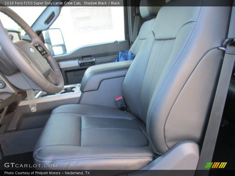 Shadow Black / Black 2016 Ford F250 Super Duty Lariat Crew Cab