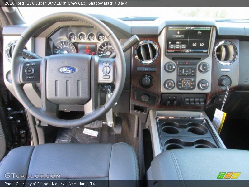 Shadow Black / Black 2016 Ford F250 Super Duty Lariat Crew Cab