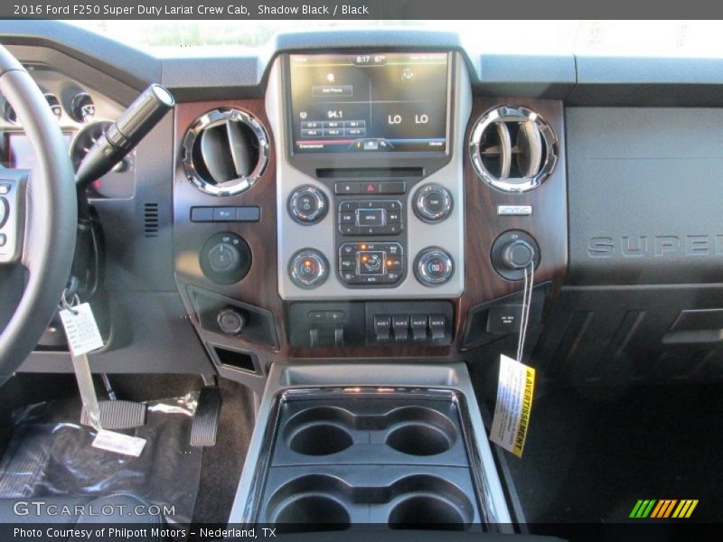 Shadow Black / Black 2016 Ford F250 Super Duty Lariat Crew Cab