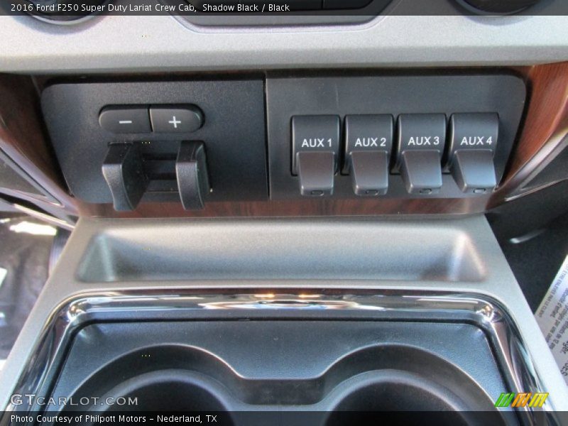 Shadow Black / Black 2016 Ford F250 Super Duty Lariat Crew Cab