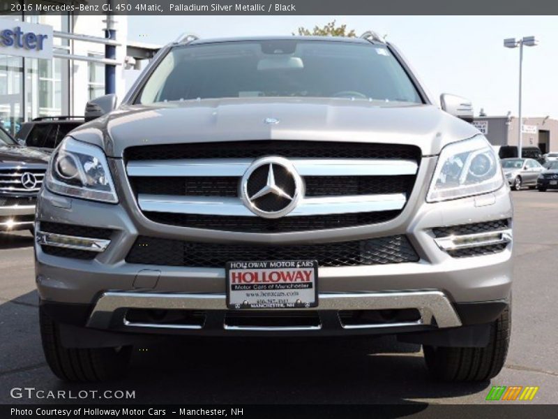 Palladium Silver Metallic / Black 2016 Mercedes-Benz GL 450 4Matic