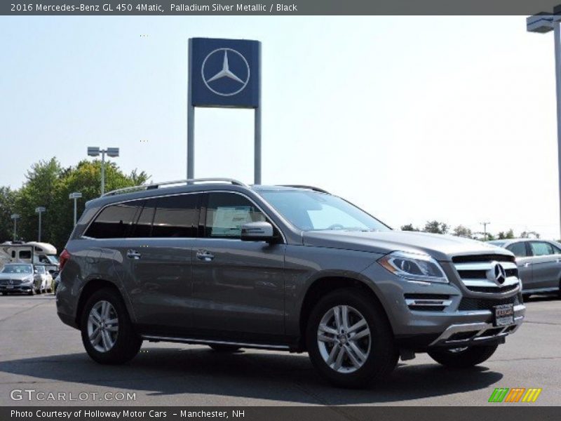 Palladium Silver Metallic / Black 2016 Mercedes-Benz GL 450 4Matic