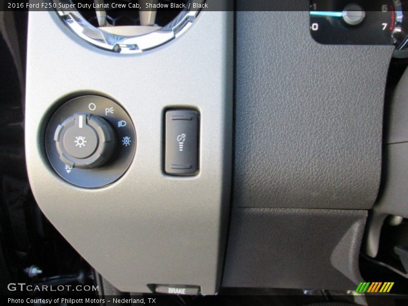 Shadow Black / Black 2016 Ford F250 Super Duty Lariat Crew Cab