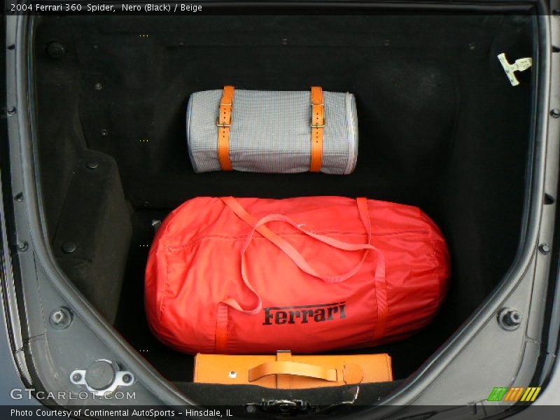 Nero (Black) / Beige 2004 Ferrari 360  Spider