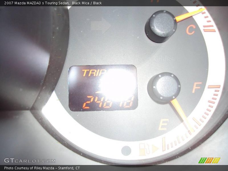 Black Mica / Black 2007 Mazda MAZDA3 s Touring Sedan