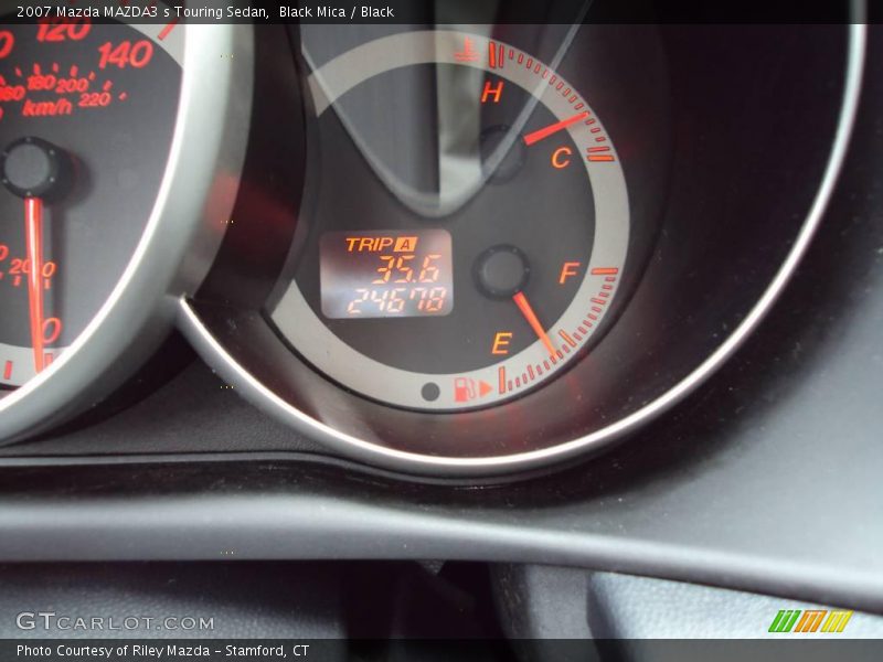 Black Mica / Black 2007 Mazda MAZDA3 s Touring Sedan