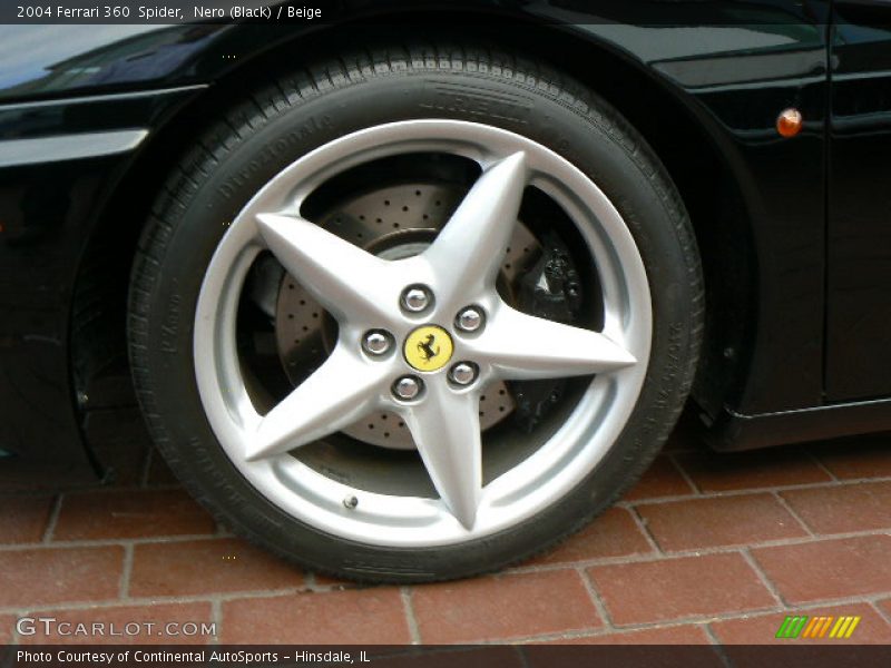 Nero (Black) / Beige 2004 Ferrari 360  Spider