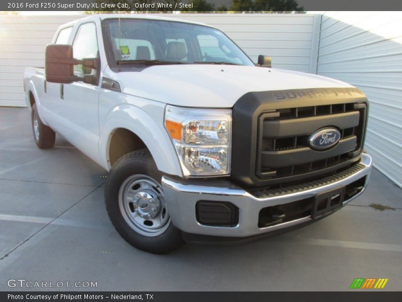 Oxford White / Steel 2016 Ford F250 Super Duty XL Crew Cab
