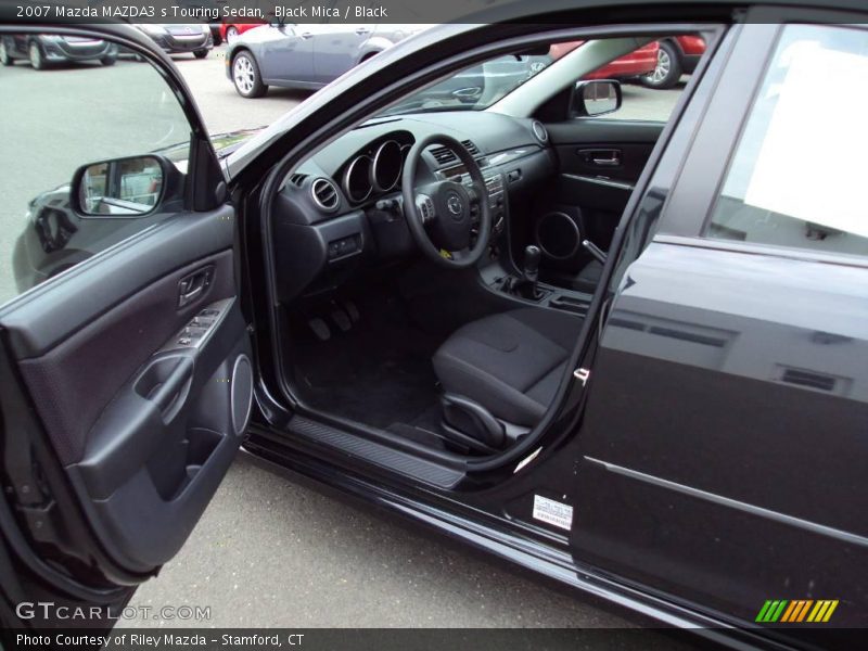 Black Mica / Black 2007 Mazda MAZDA3 s Touring Sedan