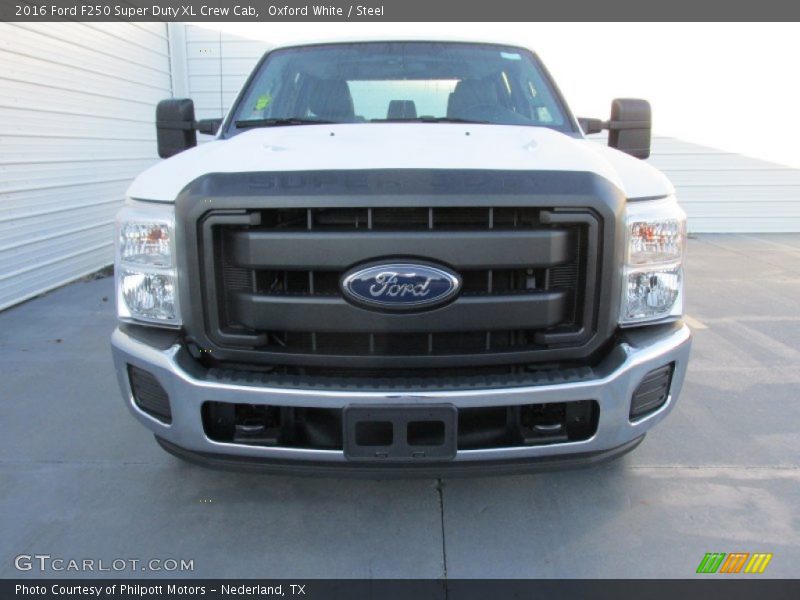 Oxford White / Steel 2016 Ford F250 Super Duty XL Crew Cab