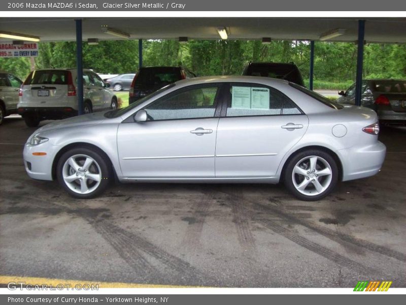 Glacier Silver Metallic / Gray 2006 Mazda MAZDA6 i Sedan
