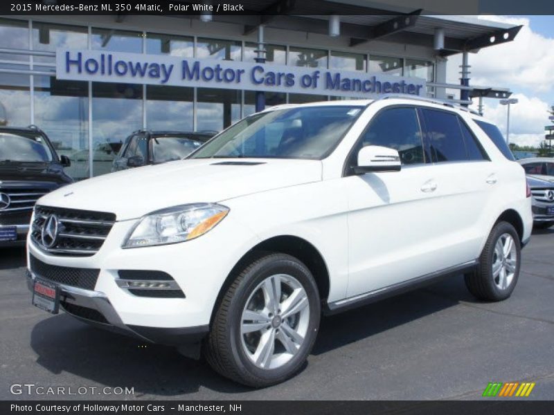 Polar White / Black 2015 Mercedes-Benz ML 350 4Matic