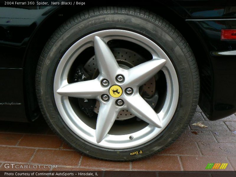 Nero (Black) / Beige 2004 Ferrari 360  Spider