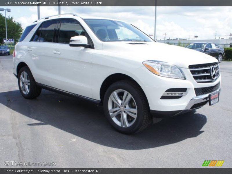 Polar White / Black 2015 Mercedes-Benz ML 350 4Matic