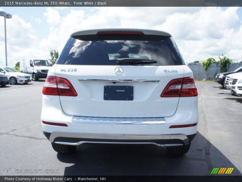 Polar White / Black 2015 Mercedes-Benz ML 350 4Matic