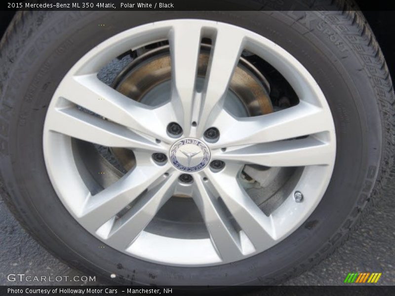 Polar White / Black 2015 Mercedes-Benz ML 350 4Matic