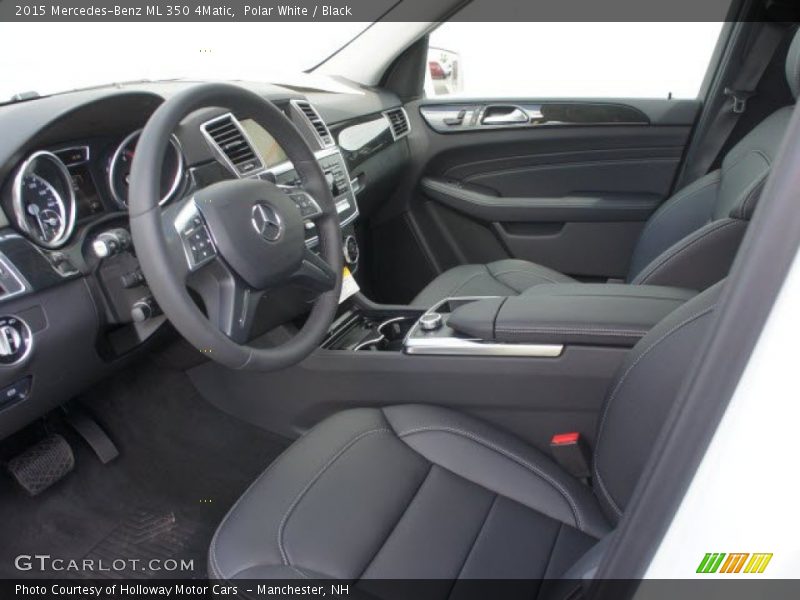 Polar White / Black 2015 Mercedes-Benz ML 350 4Matic