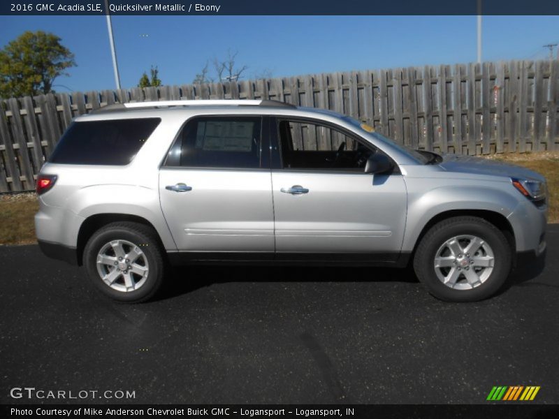 Quicksilver Metallic / Ebony 2016 GMC Acadia SLE