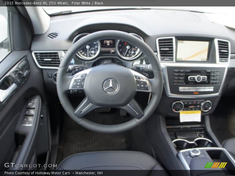 Polar White / Black 2015 Mercedes-Benz ML 350 4Matic