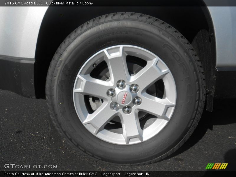Quicksilver Metallic / Ebony 2016 GMC Acadia SLE