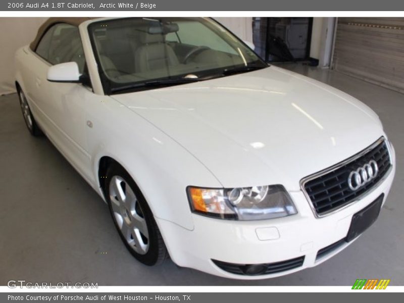 Arctic White / Beige 2006 Audi A4 1.8T Cabriolet