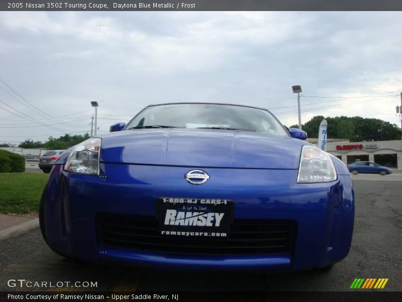 Daytona Blue Metallic / Frost 2005 Nissan 350Z Touring Coupe
