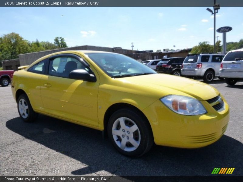 Rally Yellow / Gray 2006 Chevrolet Cobalt LS Coupe