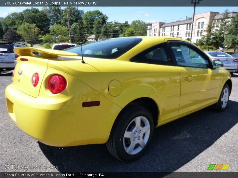 Rally Yellow / Gray 2006 Chevrolet Cobalt LS Coupe