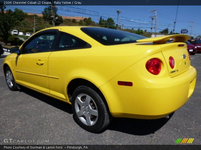 Rally Yellow / Gray 2006 Chevrolet Cobalt LS Coupe