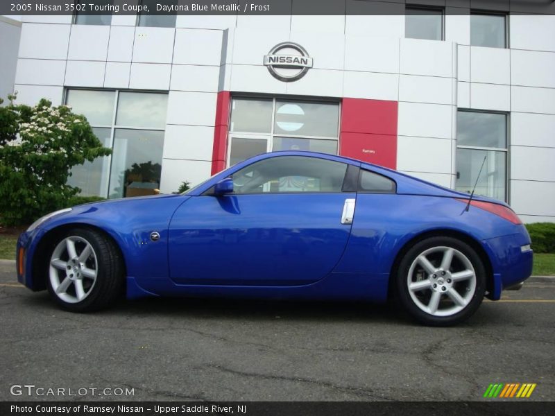 Daytona Blue Metallic / Frost 2005 Nissan 350Z Touring Coupe