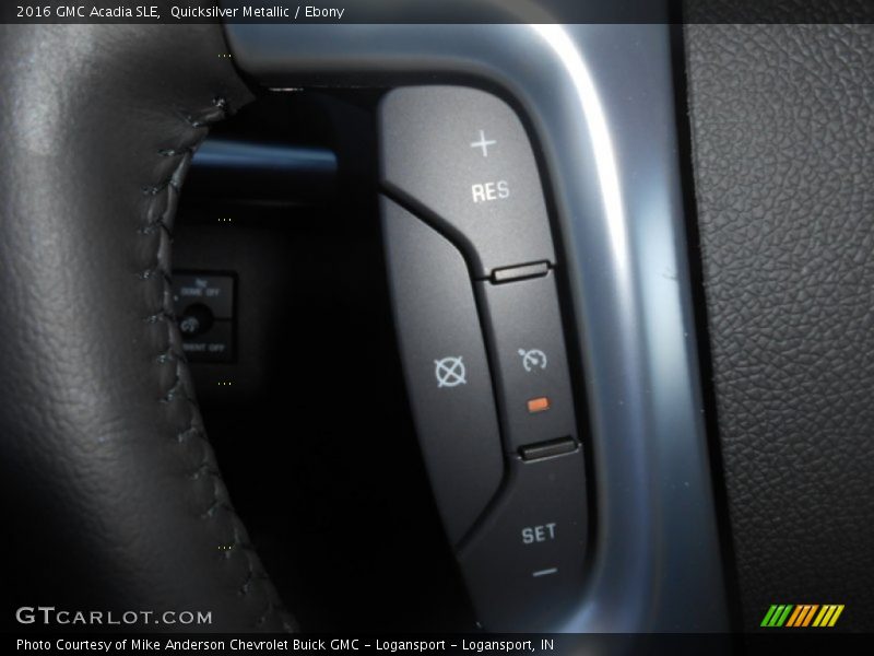 Quicksilver Metallic / Ebony 2016 GMC Acadia SLE