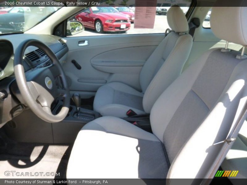 Rally Yellow / Gray 2006 Chevrolet Cobalt LS Coupe